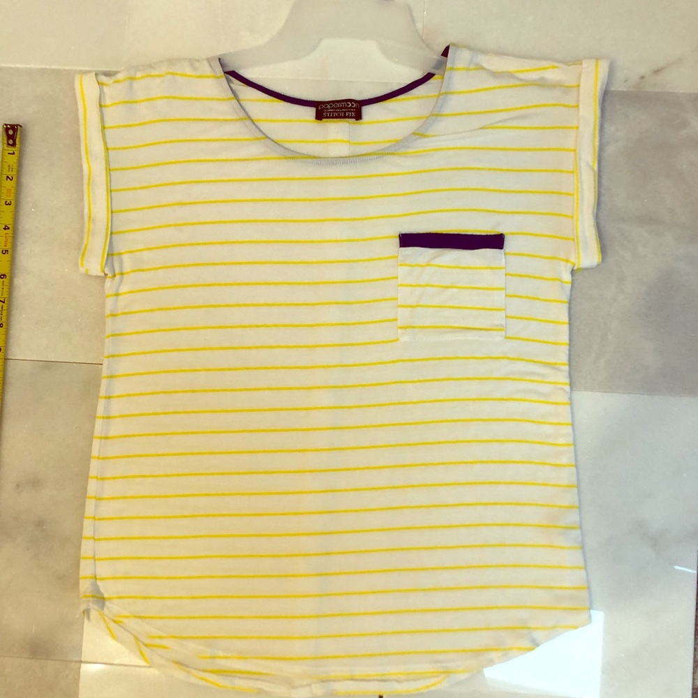 Papermoon for Stitchfix medium yellow/white
